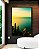 Quadro Vertical Mar Turquesa Luzes do Sol e Floresta Natureza Canvas Moldura - Imagem 4