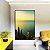 Quadro Vertical Mar Turquesa Luzes do Sol e Floresta Natureza Canvas Moldura - Imagem 3