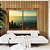 Duo de Quadros Mar Turquesa Luzes do Sol e Floresta Natureza Canvas Moldura - Imagem 2