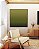 Quadro Quadrado Abstrato Degradê Verde Oliva Canvas Moldura - Imagem 4