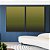 Duo de Quadros Abstrato Degradê Verde Oliva Canvas Moldura - Imagem 2
