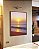 Quadro Vertical Praia Mar Azul e Céu Rosa ao Pôr do Sol Canvas Moldura - Imagem 5