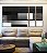 Trio de Quadros Estilizados Abstrato Preto e Branco Geometrico Degrade Canvas Moldura - Imagem 4