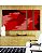 Trio de Quadros Estilizados Abstrato Tons de Vermelho Efeito Pintura Canvas Moldura - Imagem 2