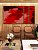 Trio de Quadros Estilizados Abstrato Tons de Vermelho Efeito Pintura Canvas Moldura - Imagem 5
