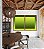 Duo de Quadros Abstrato Degradê Margem Tons de Verde Canvas Moldura - Imagem 4