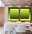 Duo de Quadros Abstrato Degradê Margem Tons de Verde Canvas Moldura - Imagem 1
