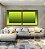 Duo de Quadros Quadrados Abstrato Degradê Margem Tons de Verde Canvas Moldura - Imagem 5