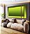 Trio de Quadros Estilizados Abstrato Degradê Margem Tons de Verde Canvas Moldura - Imagem 3