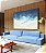Quadro Horizontal Praia de Mar Azul Intenso Natureza Canvas Moldura - Imagem 1