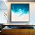 Quadro Quadrado Praia de Mar Azul Intenso Natureza Canvas Moldura - Imagem 3