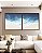 Duo de Quadros Quadrados Praia de Mar Azul Intenso Natureza Canvas Moldura - Imagem 5