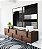 Duo de Quadros Abstrato Geométrico Degradê Preto e Branco Canvas Moldura - Imagem 4