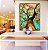 Quadro Vertical Árvore Galhos Céu Turquesa Claro Natureza Paisagem Canvas Moldura - Imagem 5