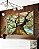 Duo de Quadros Árvore Galhos Céu Turquesa Claro Natureza Paisagem Canvas Moldura - Imagem 3