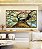 Trio de Quadros Estilizados Árvore Galhos Céu Turquesa Claro Natureza Paisagem Canvas Moldura - Imagem 5