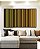 Quadro Horizontal Abstrato Degradê Listras Geométrico Amarelo Dourado Marrom Canvas Moldura - Imagem 2