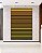 Quadro Vertical Abstrato Degradê Listras Geométrico Amarelo Dourado Marrom Canvas Moldura - Imagem 4