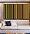 Trio de Quadros Estilizados Abstrato Degradê Listras Geométrico Amarelo Dourado Marrom Canvas Moldura - Imagem 5