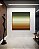 Quadro Quadrado Abstrato Degradê Geométrico Marrom Terra Verde Oliva Canvas Moldura - Imagem 1