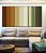 Trio de Quadros Estilizados Abstrato Degradê Geométrico Marrom Terra Verde Oliva Canvas Moldura - Imagem 1