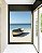 Quadro Vertical Barco em Praia de Mar Azul Céu Claro Canvas Moldura - Imagem 3