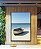Quadro Vertical Barco em Praia de Mar Azul Céu Claro Canvas Moldura - Imagem 1