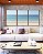 Trio de Quadros Mar Azul Praia Relaxante Céu Claro Canvas Moldura - Imagem 2