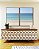 Duo de Quadros Mar Azul Praia Relaxante Céu Claro Canvas Moldura - Imagem 4