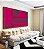 Quadro Horizontal Abstrato Mosaico Geométrico Degradê Rosa Canvas Moldura - Imagem 3