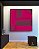 Quadro Quadrado Abstrato Mosaico Geométrico Degradê Rosa Canvas Moldura - Imagem 4