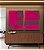 Duo de Quadros Abstrato Mosaico Geométrico Degradê Rosa Canvas Moldura - Imagem 5