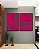 Duo de Quadros Abstrato Mosaico Geométrico Degradê Rosa Canvas Moldura - Imagem 3