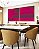 Duo de Quadros Quadrados Abstrato Mosaico Geométrico Degradê Rosa Canvas Moldura - Imagem 3