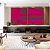 Duo de Quadros Quadrados Abstrato Mosaico Geométrico Degradê Rosa Canvas Moldura - Imagem 4