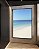 Quadro Vertical Praia de Areia Branca Mar Calmo Azul e Céu Claro Canvas Moldura - Imagem 2