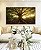 Quadro Horizontal Árvore em Floresta e Luzes do Sol Natureza Canvas Moldura - Imagem 2