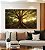 Quadro Horizontal Árvore em Floresta e Luzes do Sol Natureza Canvas Moldura - Imagem 1