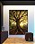 Quadro Vertical Árvore em Floresta e Luzes do Sol Natureza Canvas Moldura - Imagem 4