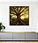 Quadro Quadrado Árvore em Floresta e Luzes do Sol Natureza Canvas Moldura - Imagem 5