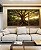 Trio de Quadros Árvore em Floresta e Luzes do Sol Natureza Canvas Moldura - Imagem 2