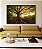 Duo de Quadros Árvore em Floresta e Luzes do Sol Natureza Canvas Moldura - Imagem 2