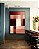 Quadro Vertical Abstrato Geométrico Degradê Rosa Marrom Canvas Moldura - Imagem 4