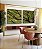 Duo de Quadros Quadrados Copa de Árvore Céu Azul Turquesa Natureza Canvas Moldura - Imagem 1