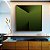 Quadro Quadrado Abstrato Degradê Tons de Verde Efeito Canvas Moldura - Imagem 3