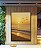 Quadro Vertical Pôr do Sol Dourado na Praia Mar Calmo Canvas Moldura - Imagem 2