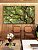Trio de Quadros Estilizados Copa de Árvore Natureza Paisagem Canvas Moldura - Imagem 3