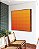 Quadro Quadrado Abstrato Geométrico Degradê Laranja Amarelo Canvas Moldura - Imagem 2
