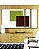 Trio de Quadros Estilizados Abstrato Geométrico Minimalista Verde Vinho Canvas Moldura - Imagem 4