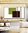 Trio de Quadros Estilizados Abstrato Geométrico Minimalista Verde Vinho Canvas Moldura - Imagem 1